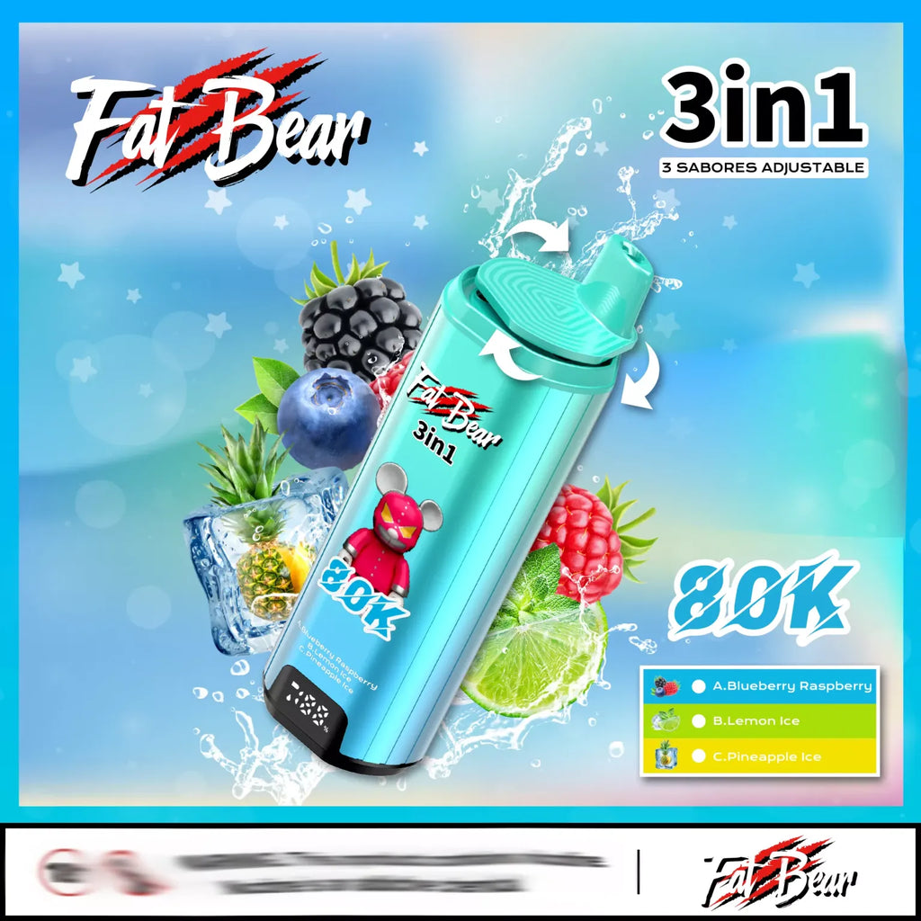 AIM FATBEAR 80K – Jednorazová elektronická cigareta až do 80 000 potiahnutí